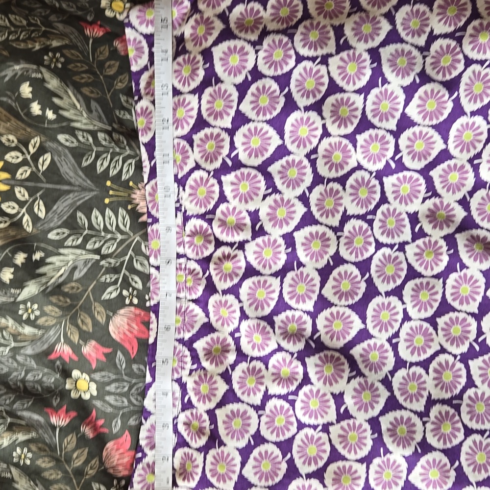 EUC Wms Boden Purple Floral Skirt Size 8 - Picture 6 of 9